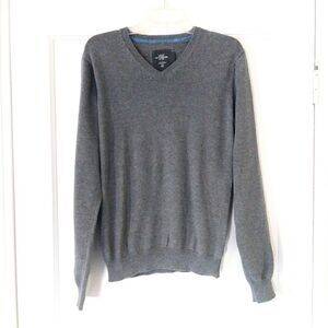 H&M Grey Vneck Sweater 
